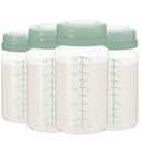 10oz Breastmilk Storage Bottle, Compatible with Momcozy Milk Cooler 22oz & Spectra Pumps, Wide-Neck Collection Bottles for Pumping & Fridge, BPA-Free, Breastfeeding Essentials, 4PCS