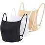 3Pcs Lady Camisole Cleavage Cover Up Overlay Modesty Panel Vest Tanks Bra Anti Peep Invisible