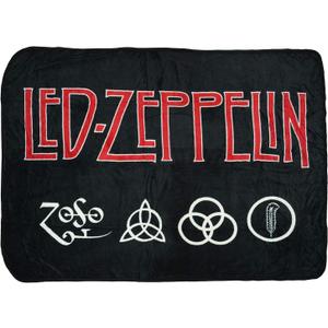 Led Zeppelin 4 Symbols Super Soft and Cuddly Fleece Plush Throw Blanket