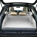 Self-Inflating SUV Air Mattress with Built in Electric Pumpcar air Mattress for TrunkPortable car Mattress for Travle and Camping (Charcoal), Full