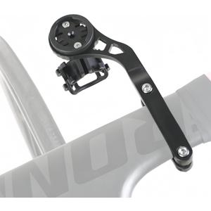 Bike Computer Bracket for Flat Handlebar Compatible with Gar min, Bry ton, Wa hoo GPS Computers Aluminum Bracket for Sport Camera Mount and Light Holder Kit (Right)