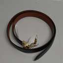 Amazon Essentials womens Reversible Leather Belt (Medium, Brown/Tan)