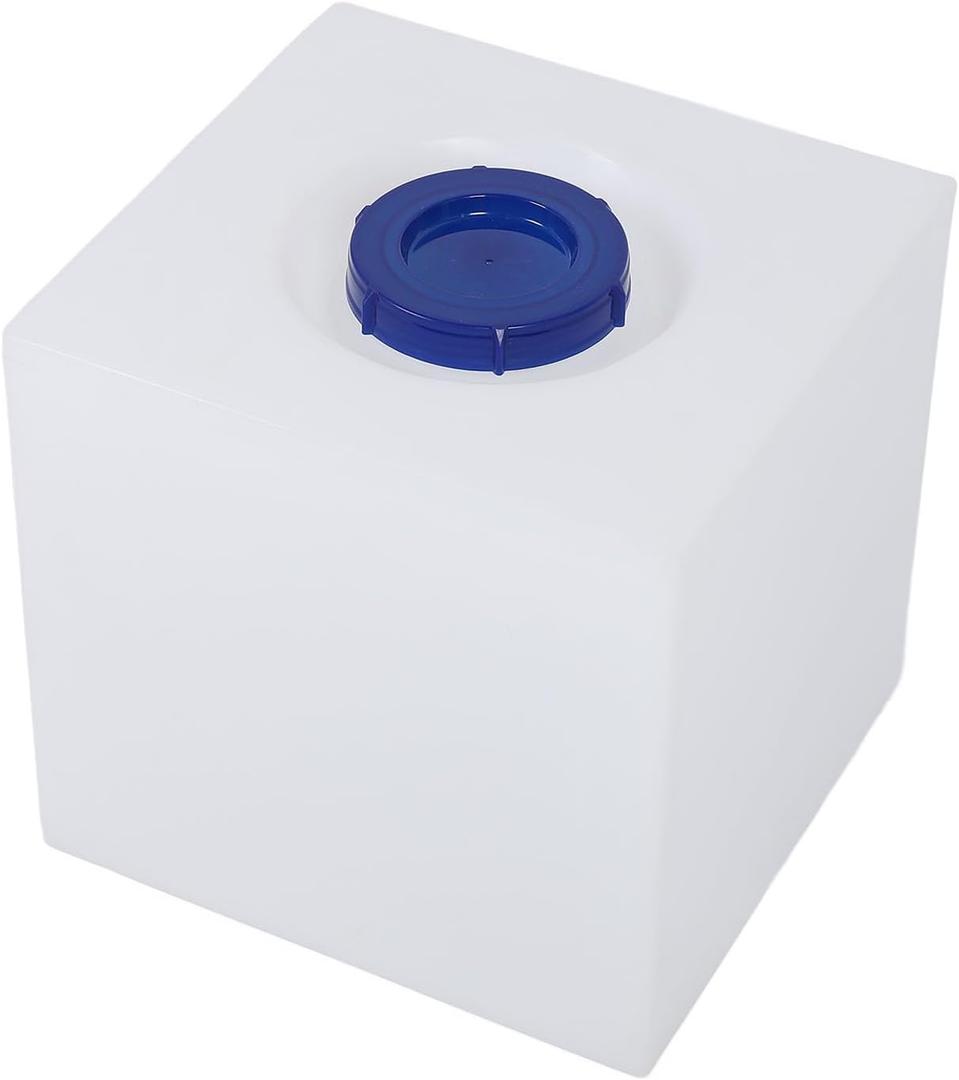 Tbest RV Water Bladder,8 Gallon RV Water Holding Tank 12.8 X 12.4 X 12.0 in Food Grade LLDPE Fresh Water Storage Tank for Trailer Boat Yacht