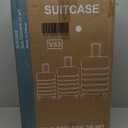 OLIXIS 3-Piece Luggage Set, 20/24/28 Inch Hardside Suitcases with Spinner Wheels, Lightweight ABS Hard Shell Travel Luggage, TSA Approved Lock, Expandable Carry-On & Checked LuggageWhite