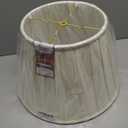 Royal Designs Empire English Pleat Basic Lamp Shade, Linen Eggshell, 11 x 18 x 12 (BS-724-18LNEG)
