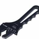 Ucreative AN Fitting Adjustable Aluminum Wrench 3AN - 16AN Black
