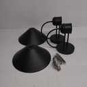 GLOBE Electric 44165 1-Light Outdoor Wall Sconce, 2-Pack, Black Finish, Weather Resistant, Exterior Lighting for House, Back Porch Lights, Front Patio Dcor, Garage Fixture, Vintage