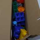 MEGA BLOKS First Builders Toddler Building Blocks Toy Set, ABC Musical Train with 50 Pieces, Music and Sounds, Ages 1+ Years