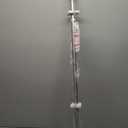 BRIOFOX Industrial Shower Curtain Rod - Never Rust Non-Slip 43-72 Inch 304 Stainless Steel, Brushed Nickel