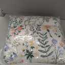 HoneiLife Queen Quilt Bedding Set - 3 Pieces Microfiber Quilt Sets Lightweight Bedspreads Reversible Coverlets Retro Bed Cover Floral Bedding Set Wildflower Quilts All Season Use, Queen/Full-90"x 96"