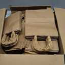 PAICUIKE 130pc Brown Paper Bags with Handles Bulk Brown Gift Bags - Assorted Sizes for Party, Retail & Business Use, Birthday, Weding, Baby Shower