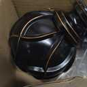 KAMANINA 2 Pack Curtain Rods for Windows 48 to 84 Inch, Black Heavy Duty Curtain Rod Adjustable, 7/8 Inch Single Decorative Drapery Rods 32 to 86 Inch(2.6-7.1Ft), Netted Texture Finials