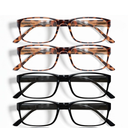 Gaoye Professional Reading Glasses for All Day - Computer Readers with Blue Light Protection - Value Pack 1.5