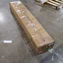 LITTLE TREE 70.9-Inch Long Entryway Table, Narrow Farmhouse Sofa Console Table for Living Room, Hallway, Walnut Brown