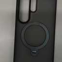 TORRAS Q3 Spin for Samsung Galaxy S26 Ultra Case with 360 Magnetic Stand, Compatible with Magsafe, 4X MilitaryGrade Shockproof S26 Ultra Phone Case with Kickstand, Translucent Frosted Black