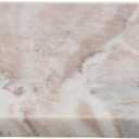 Creative Co-Op Long Marble Cutting Board, Buff, 12" x 8"