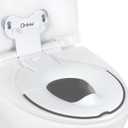 Orzbow Foldable Potty Training Seat, Toddler Toilet Seat for Travel with Suction Cups | Firmly Adhere and Adjustable Length | Fits Most Adult Toilets, with Splash Guard, Easy to Clean, Ivory White