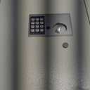 In-Wall Safe with Keypad and 2 Manual Override Keys - Protect Money, Jewelry, and Passports at Home or Business by Paragon Safes (White) (Light Gray)