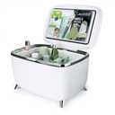 6L Cosmetics Skin Care Vanity Mini Refrigerator, White