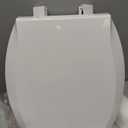 Aünsffer Raised 2.91'' Toilet Seat Elongated, Toilet Seat Riser for Elderly, Soft Close & Quick Release, Oblong 18.5inch Compatible Size, PP Material, 2 Years Support