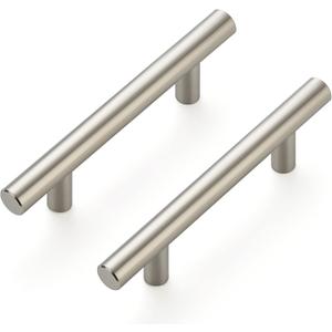 Ravinte 10 Pack 5'' Cabinet Pulls Brushed Nickel Stainless Steel Kitchen Drawer Pulls Cabinet Handles 3" Hole Center