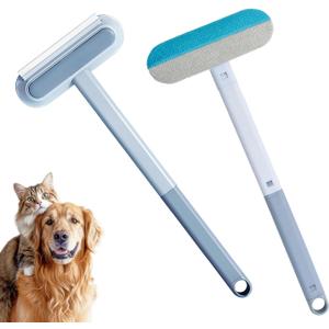 Multifunctional Pet Hair Remover,Pet Hair Remover for Furniture,Reusable, Washable Lint Brush for Dog and Cat Hair with 17 inch Long Handle,Gentle on Couches, Carpets, Clothes, Bedding
