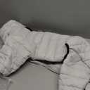 Warm Dog Jacket, 4-Legs Covered Waterproof Windproof Reflective Vest, Zippered Adjustable Outdoor Snow Jacket, Off White 3XL (22-inch)