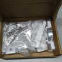 Window Sash Locks, 4 Pack Window Latches Replacement Sash Locks White Screw Hole Spacing 14mm/0.5in Fits Vinyl Single or Double and Vertical or Horizontal Sliding Windows for Anti-Theft