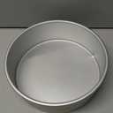 10 Inch Cake Pans, Aluminum Round Cake Baking Pans Tins For for birthday cake party cake, Non-Toxic, Only Handwasher.Silver(103 round Cake Pan)