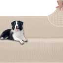 U-NICE HOME Stretch Couch Cover Sofa Cover Washable Sofa Slipcover Furniture Protector for 3 Cushion Couch Sofa Pet Friendly(Sofa, Beige)