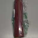 Uxcell Leather Embossed Placemats, Washable Heat Resistant Table Placemats, Coffee Place Mat for Kitchen Restaurant Dining Room, Wine Red