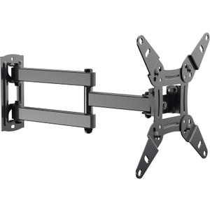 EVERVIEW Full Motion TV Monitor Wall Mount Bracket Articulating Arms Swivel Tilt Extension Rotation for Most 13-42 Inch LED LCD Flat Curved Screen Monitors & TVs, Max VESA 200x200mm up to 44lbs