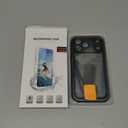 Cozycase TOP Waterproof Case for iPhone 17 Pro Max - Military Heavy Duty 360 Shockproof Full Body with Screen Camera Protector Double IP68 Water Dust Drop Proof Hard Rugged 17PM Front Back Slim Cover (Frosted Black)