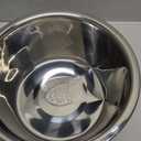 304 Stainless Steel Microporous Colander,2QT Large Capacity with Mixing Bowl For Washing Vegetables , Fruit And Rice And For Draining Cooked Pasta(2pc) (Primary Colors)