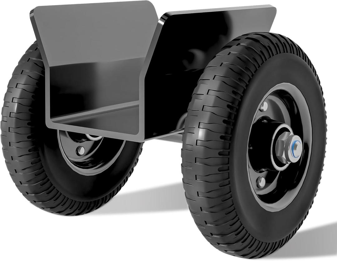 Panel Dolly - 700 Lbs Load Capacity, Heavy Duty Drywall Cart with 8" Wheels, Steel Mover for Wood, Plywood, Door, Fence, Sheetrock