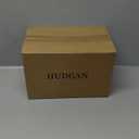 Hudgan Stackable Storage with Bamboo Top for Kitchen Laundry Room Organization, Extra Large Trash Bag/Garbage Bag Dispenser, Pantry Organizers and Storage Under Sink Organizer