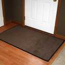 Durable Corporation-654S46 Wipe-N-Walk Vinyl Backed Indoor Carpet Entrance Mat, 4' x 6', Brown