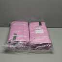 12 Pack Extra Large Moving Bags, Heavy Duty Packing Bags with Zippers and Handles for Space Saving, Clothes Storage, College Essentials, Travel, Pink