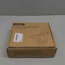 HOLKIE 3 Inch Caster Wheels Heavy Duty with Thickened L Shaped Plate,Swivel Side Mount Casters Set of 4 Supporting 660 LBS,Ideal Rubber Castor Wheels for Crib,TV Stand,Coffee Table,Book Shelf