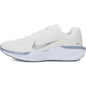 Nike Women's Winflo 11 Road Running Shoes, Summit White/Metallic Silver, 9.5