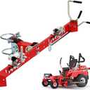 Zero Turn Mower Trimmer Rack, Mower Weed Eater Holder Fit for 1"-2" Roll Bars, Upgrade Adjustable Stainless Steel Quick Clamp Locking System