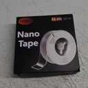 Double Sided Tape Heavy Duty, 16.4FT Nano Tape Extra Large Clear Mounting Tape, Removable Traceless Two Sided Adhesive Tape, Strong Grip Picture Hanging Strips Adhesive Poster Carpet Tape