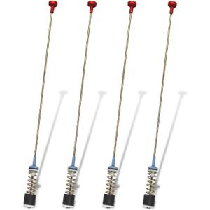 Upgraded Washer Suspension Rod Kit Replace DC97-18610F Fit for Samsung Washing Machine WA50M7450AW/A4-01 WA52M8650AWA4-00 WA50M7450AP/A4-02 WA52J8700AP/A2-11 And More, 4 PCS