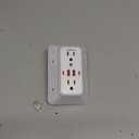 JcBlaon Outlet Extender Surge Protector - 6 Outlet Splitter with 4 USB Ports (2 USB C), Multiple Plug Expander Wall Charger, 3 Sided Multi Plug Wall Adapter Power Strip for Home Office Kitchen Travel (White)