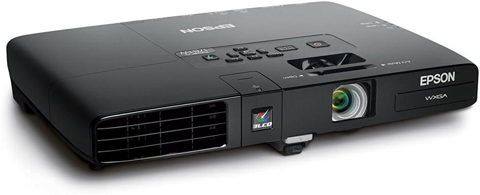 Epson PowerLite 1761W, WXGA, Wireless, 2600 Lumens Color Brightness, 2600 Lumens White Brightness, Ultra Lightweight 3LCD Projector