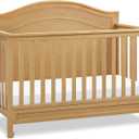 Davinci Charlie 4-in-1 Convertible Crib in Honey, Greenguard Gold Certified, 54.8"L x 30.5"W x 43.8"H
