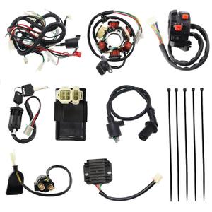 PRO BAT GY6 150cc Full Electrics Wiring Harness Loom W/Waterproof Cap CDI Magneto Stator ATV Quad Go Kart Buggy Scooter Moped