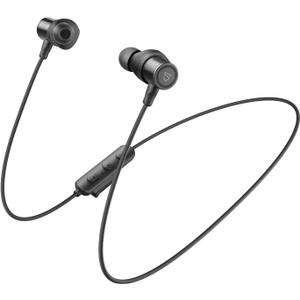SoundPEATS Q40 HD Sports Neckband Headphones with LDAC Hi-Res Audio & Bluetooth 6.0 Stable Connection, IP67 Waterproof Wireless Earbuds, 20H Playtime for Running Gym, Fast Charge Dual Pairing,Black