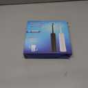 2025 New Sonic Electric Toothbrush for Adults - Vibration 60,000 VPM & 73 Oscillation Rechargeable Electric Toothbrush, 50+ Days Battery Life, 3 Modes, 2-Minute Timer, 3 Brush Heads, 2 Pack (White + Black)