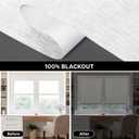 LazBlinds Cordless Roman Shades for Windows, Blackout Room Darkening Thermal Insulated Window Blinds, Lightweight Fabric Blinds for Indoor Windows, 37" W x 60" H, Off White